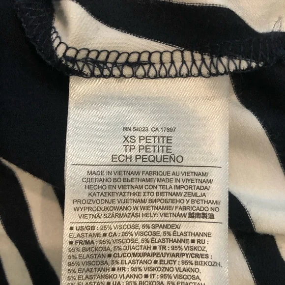 ⚓️Navy & White long Banana Republic dress - Picture 5 of 5